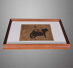 诸城书画装裱配框服务案例